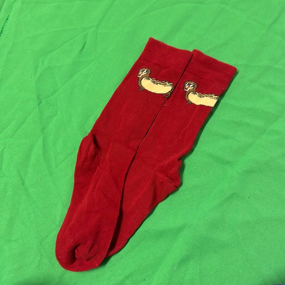 Wiener dog high socks